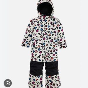 Burton Kids Waterproof One Piece Snowsuit. Sz 4T great condition